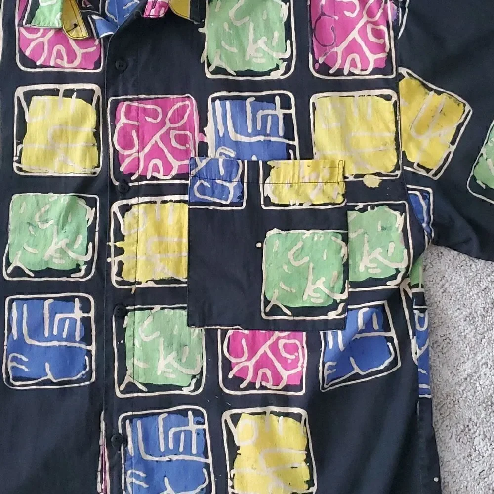 Java Lava | Retro Abstract Color Shirt - Picture 3 of 7